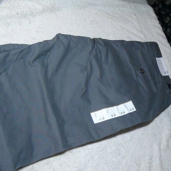 Goodfellow & Co The Every Wear Stretch Gray Straight Chino Pants Men Size 32 X32 - Picture 8 of 12